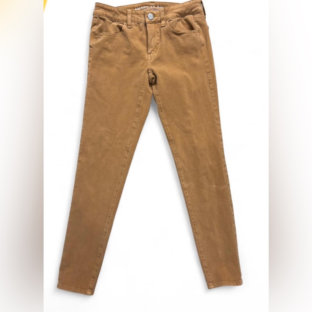 American Eagle By Payless Tan Skinny Jeans